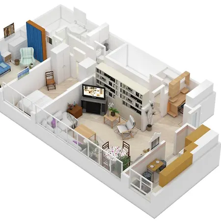Spacious Family Flat 2bdr Close To Eiffel Tower * 巴黎